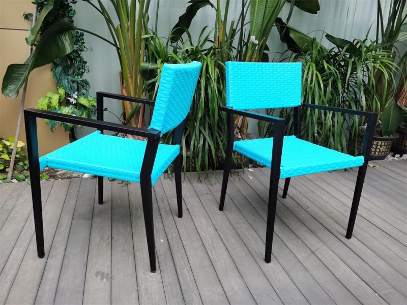 Modern Style Rattan Outdoor Garden Patio Outdoor Rattan Aluminum Furniture Chair