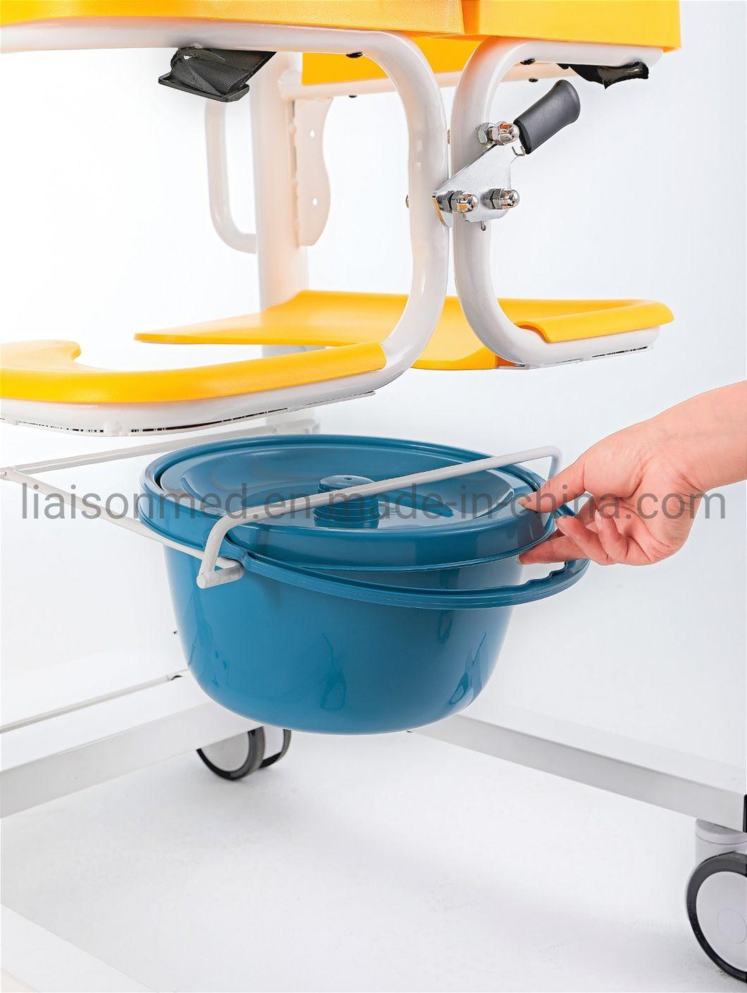 Mn-Ywj 001 Moving CE&ISO Lifting Transfer Chair for The Elderly