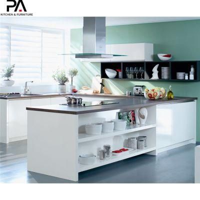 Affordable 2 PAC MDF Wood Pantry White Kitchen Unit Modern Designs Kitchen Cabinets