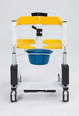 Mn-Ywj002 Hospital Patients Transfer Mobile Lifting Chair Electric Manual Patient Transfer Lift Chair