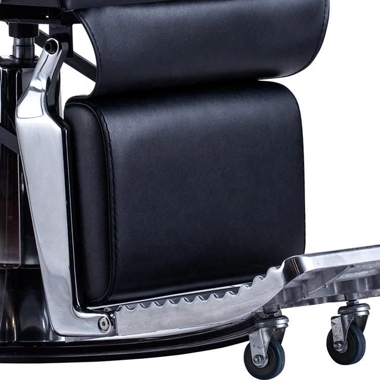 Hl-9294 Salon Barber Chair for Man or Woman with Stainless Steel Armrest and Aluminum Pedal