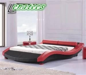 A022 Red Leather Modern Design Sex Bed