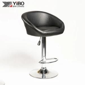 Factory Direct Sale Round Swivel PU Bar Chair