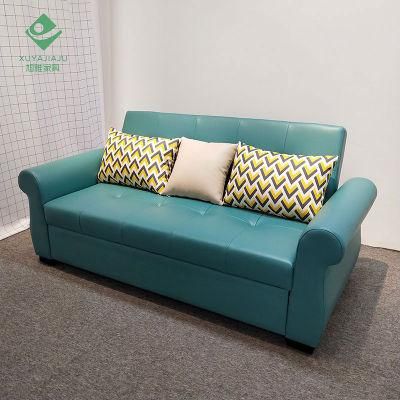 Royal Round Armrest Desin Sleeper Living Room Metal Frame Sofa Bed