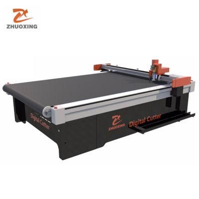 Household Furnishing CNC Cutting Machine Textile Material Flatbed Digital Cutter Zhuoxing Factory Die Less Cutting Machine Table
