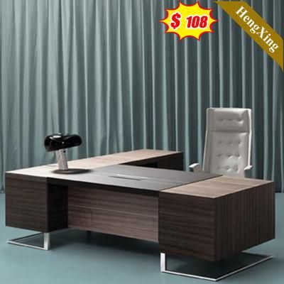 New Melamine Office Computer Parts Furniture Chairs L Shape Wooden Executive Office Table