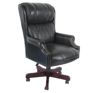 American Home Office Staff Chair with Leather Upholstered