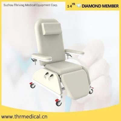 Manual Height Adjustable Multifunction Patient Dialysis Treatment Chair (THR-DC550)