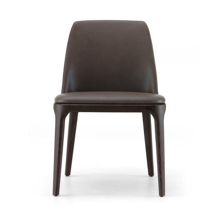 Pfc-01 Arm Chair/Microfiber Leather//High Density Sponge//Ash Wood Frame/Italian Modern Furniture in Home and Commercial Custom