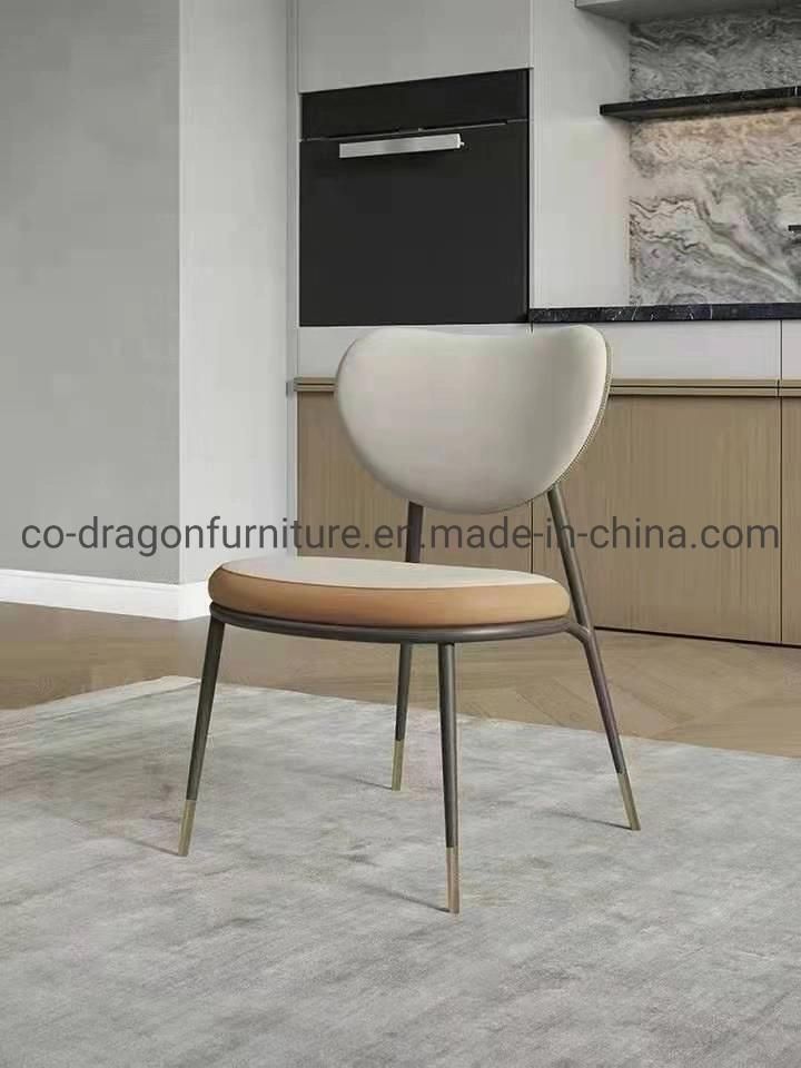 Fashion Design China Wholesale Home Furniture Steel Leather Dining Chair