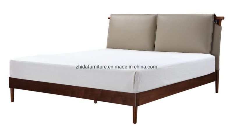 Modern Home Furniture Bedroom Leather Bed