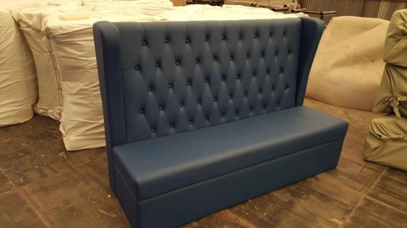 Customized Luxury Night Club Furniture, Multiple Color Night Tufted Leather or Fabrics Club Furniture