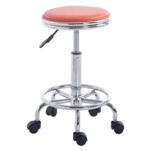 Fashion Lift Adjustable Bar Stools Rotatable Orange