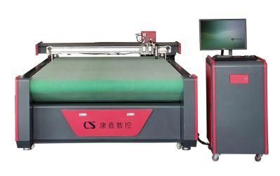 CNC Automatic Staight Knife Fabric Cloth Strip Tape Cutting Machine