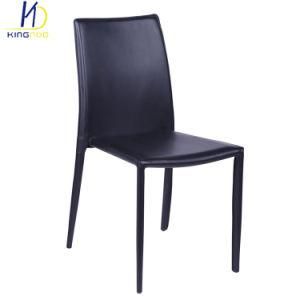 2019 Wholesale Fashion Elegant PU Leather Seat and Back Dining Chair