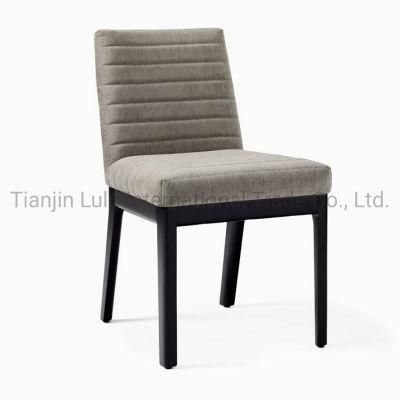 Nordic Winston Low-Back Dining Chair with Solid Leg for Hotel Restaurant Dining Room Chair
