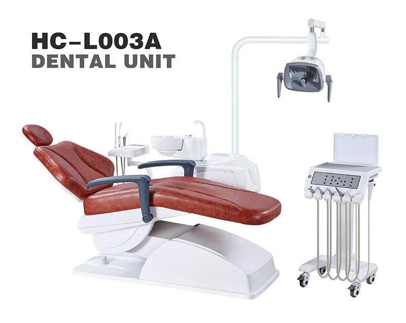 Hc-L003A Dental Equipment Luxury Surgical Dental Chair with LED Sensor Operating Light Mobile Dental Unit