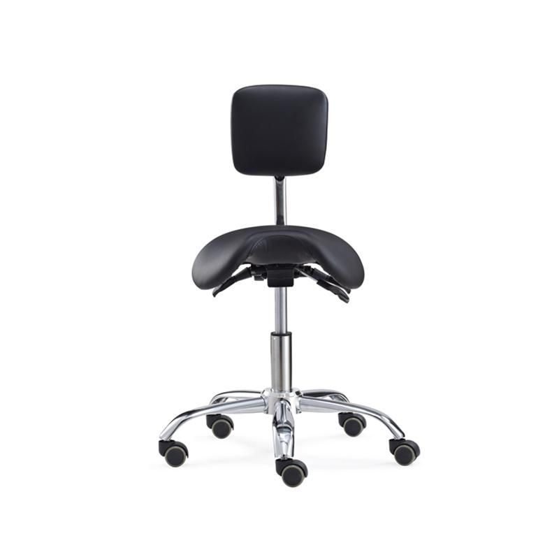 High Quality Beauty Salon Saddle Chair with Backrest