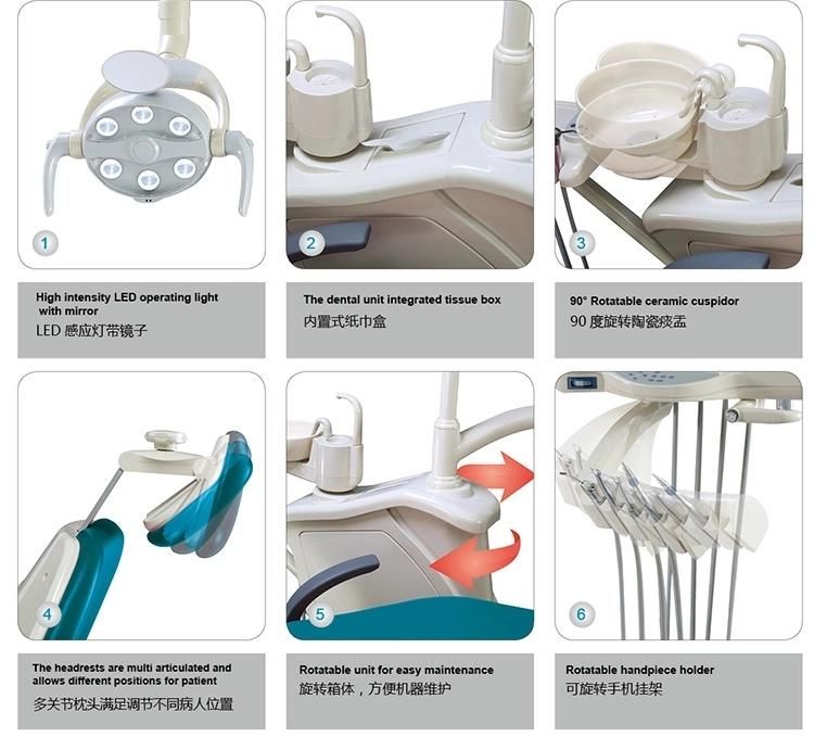 Dental Manufacturer for Hospital Dental Equipment Supply Dental Chair