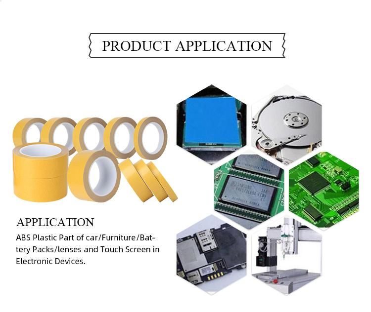 PVC Double Sided Adhesive Tapes Equivalent Tape to 4968/ 4970