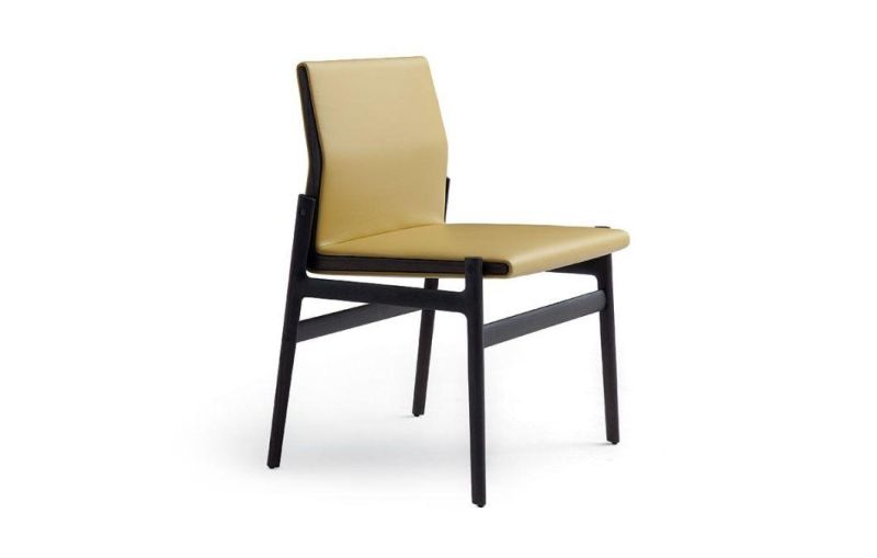 Pfc-05 Dining Chair/Microfiber Leather//High Density Sponge//Ash Wood Frame/Italian Style in Home and Commercial Custom