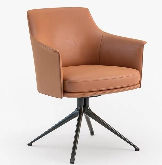 Steel Base Leather or Fabric High Level Customized Dining Chair