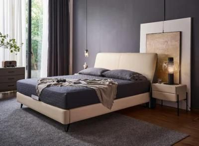 Home Furniture King Bed Leather Bed Fabric Bed Double Bed a-Mf002