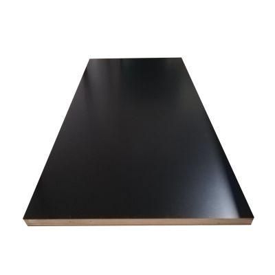 High Gloss Black Melamine MDF Boards Black Laminated MDF for Hotel Home Furniture etc