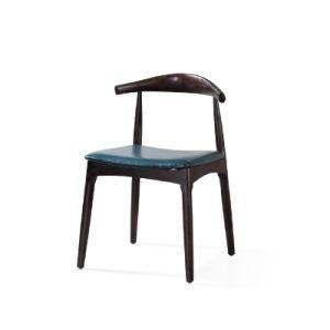 Wholesale Simple Modern Wooden Dining Chair with PU Leather (A-066)