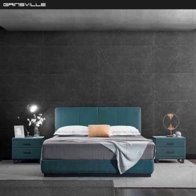 Modern Style Design Soft Leather Wall Bed in Factory Bedroom Furniture