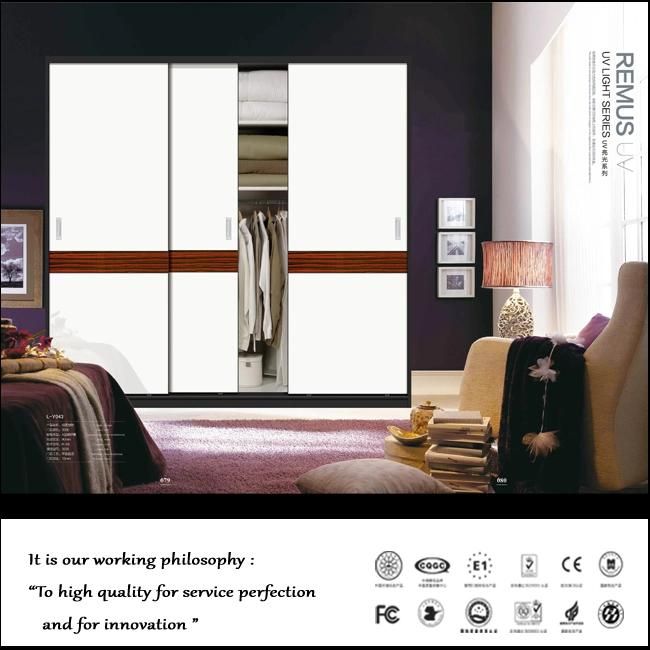 Three Doors Sliding Wardrobe with Fittings (hotsale)