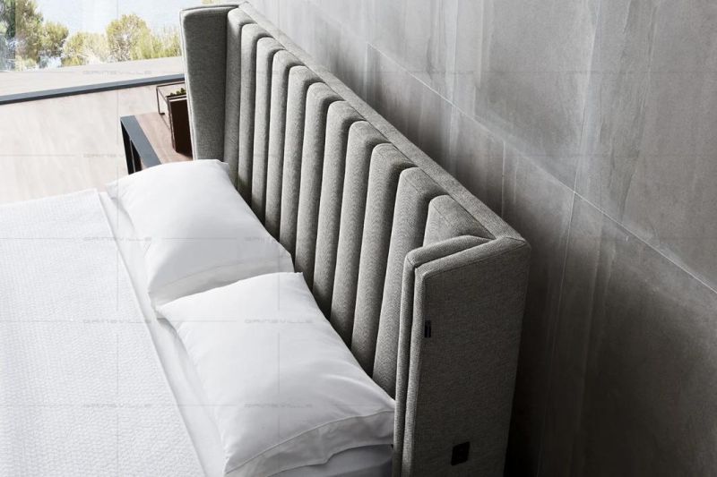 Customized Modern Bedroom Furniture European Furniture King Bed Gc1807