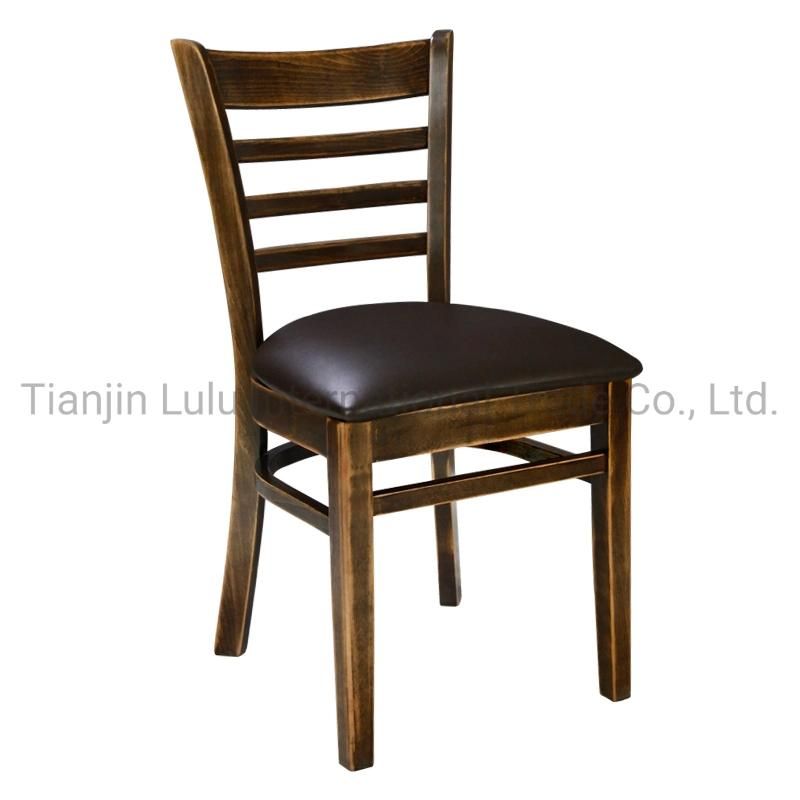 Manufacturer Factory Wholesaler Classical Design Wooden Chair Dining Chair for Restaurant