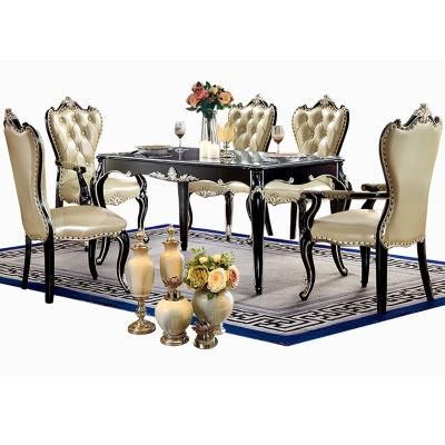 Wood Dining Table with Dining Chair for Dining Room Furniture