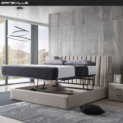 2020 Ciff King Size Bed Luxury Leather Modern Furniture Leather Soft Bed