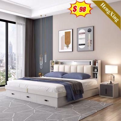 Modern Home Wooden Bedroom Furniture Leather Sofa Set Beds Mattress Capsule Wall Bed