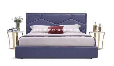 Modern Home Bedroom Furniture Leather King Bed