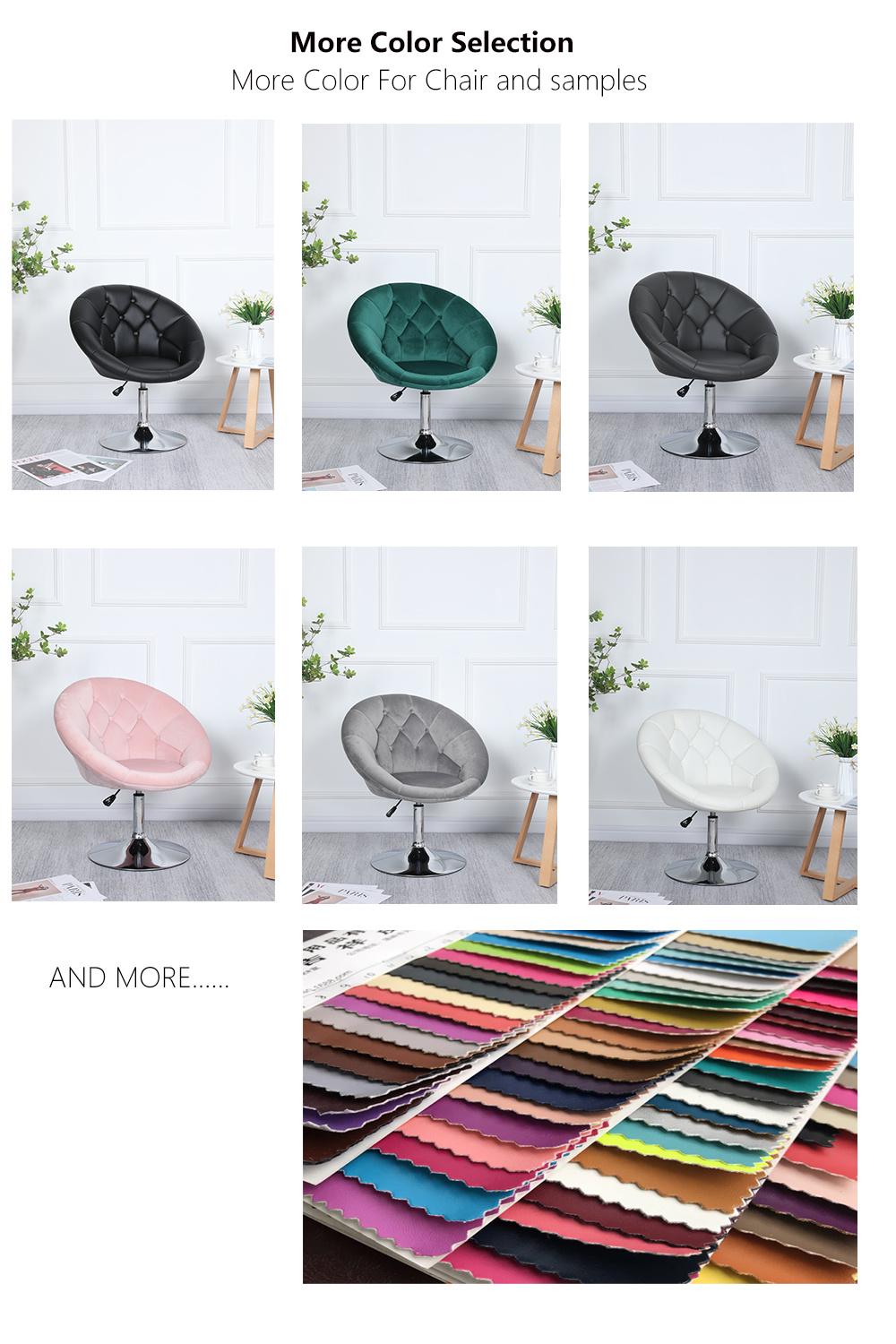 Modern Design Velvet Fabric Comfortable Dining Room Chair, Room Dining Chair