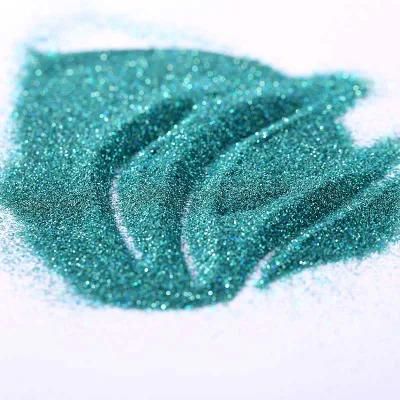 Wholesale Pet Fine Polyester 1kg Bulk Holographic Green Glitter