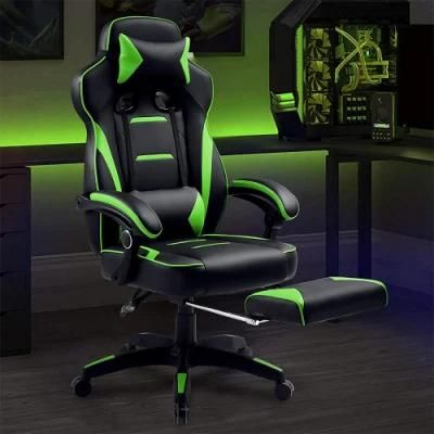 2022 Customizable High Back Adjustable Swivel Ergonomic Leather Gaming Chair