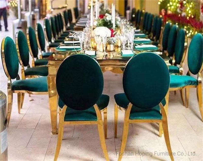 China Factory Wholesale Event Party Wedding Use Dining Chairs Hot Sale Stainless Steel Dining Hotel Standard Banquet Chair Dining Room Beige PU Leather Chair