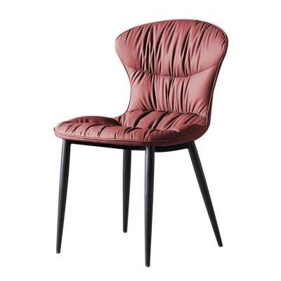 Home Office Restaurant Furniture High Back PU Leather Dining Room Chair