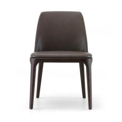 Pfc-01 Dining Chair/Microfiber Leather//High Density Sponge//Ash Wood Frame/Italian Modern Style in Home and Commercial Custom