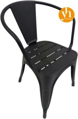 Outdoor Table Chair Metal Furniture Flower Pot Waterproof Garden Chair