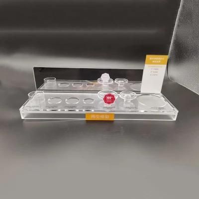 High Quality Transparent Acrylic Makeup Storage Case Cosmetic Display Stand
