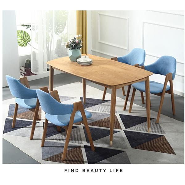 Small Apartment Solid Wood Hotel Dining Table