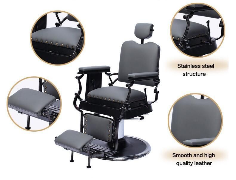 Hl-9231 2021 Professional Heavy Duty Styling Chair Salon Barber Chairs for Man