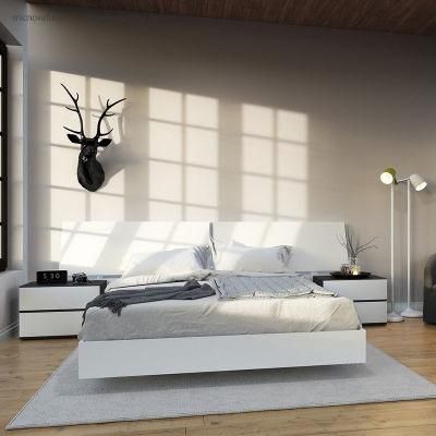 Nova High Quality Bedroom Furniture Set Melamine King Size Bed Wardrobe Bedroom Furniture Set
