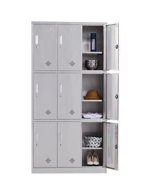 Commercial File Cabinet Furniture 12 Door Metal Steel Safety Storage Cabinet Lockers