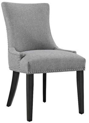 Pop Selling Upholstery Dining Chair Leather Chair with Nails